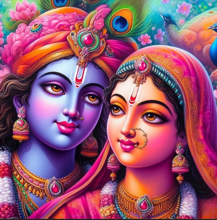 Radha Krishna love wallpaper