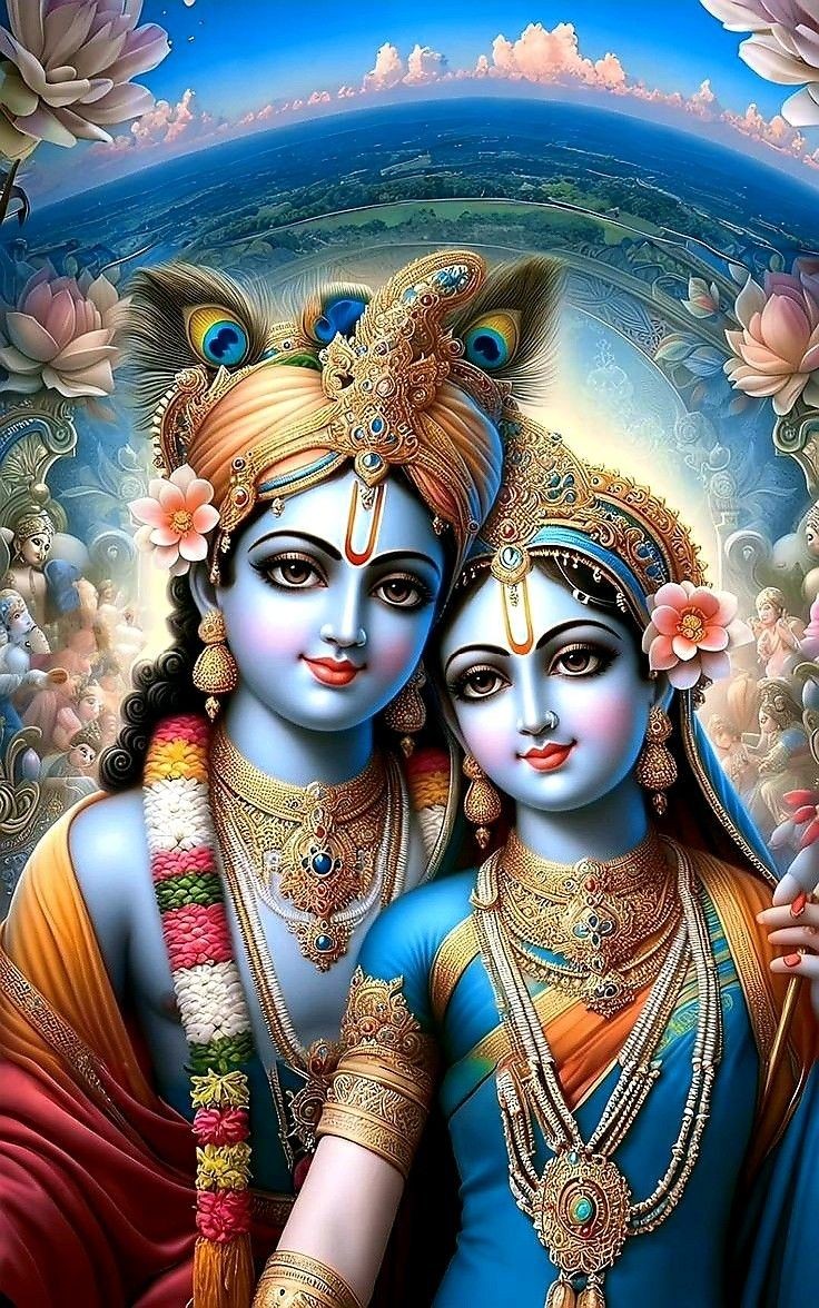 Radha Krishna love wallpaper