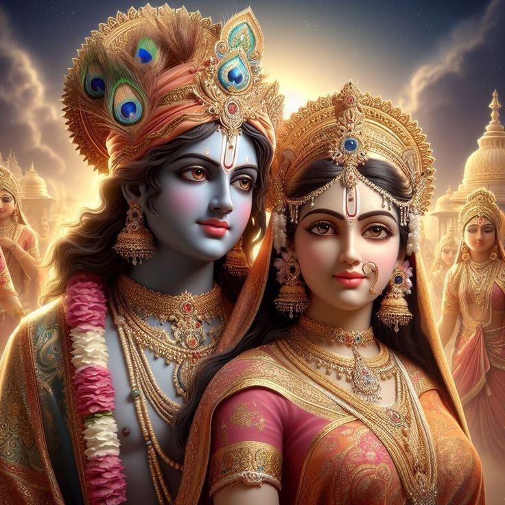 Radha Krishna love wallpaper