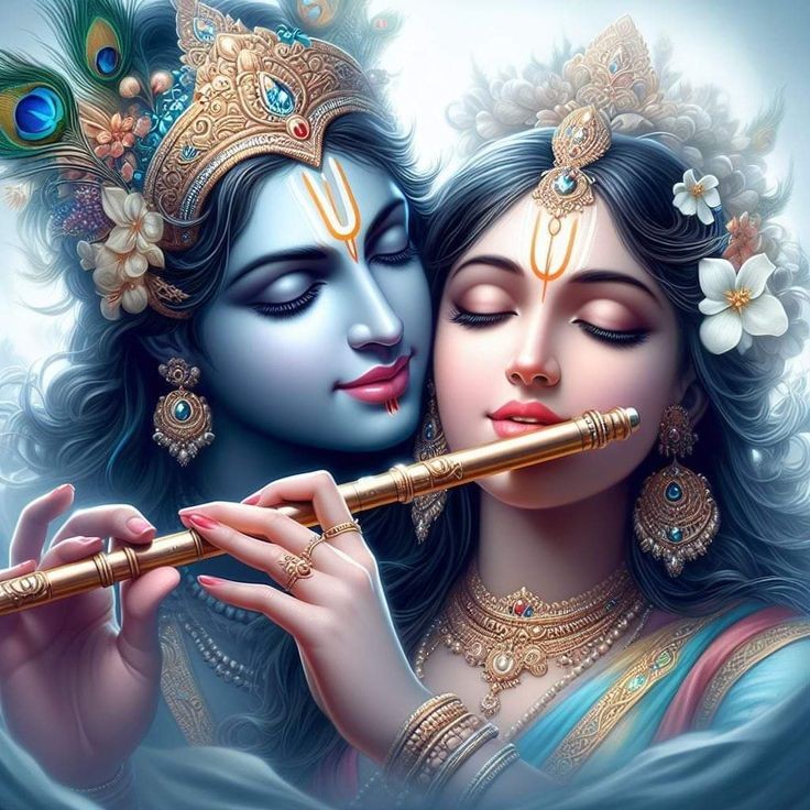 Radha Krishna love wallpaper