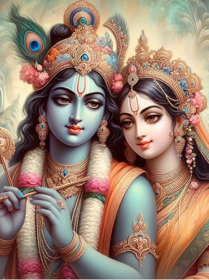 Radha Krishna love wallpaper