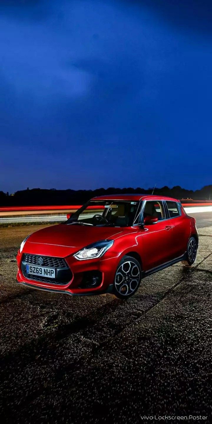 Swift car wallpaper red 2