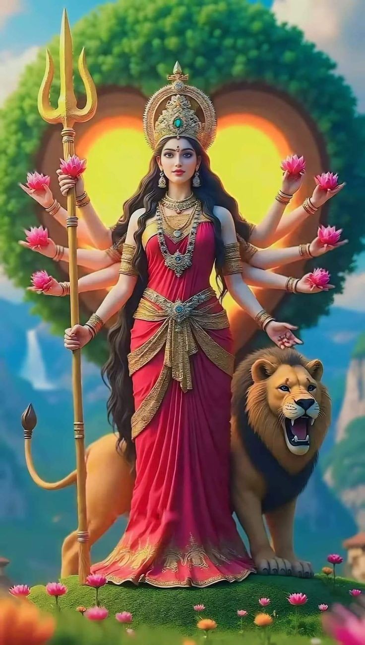 durga maa wallpaper hd