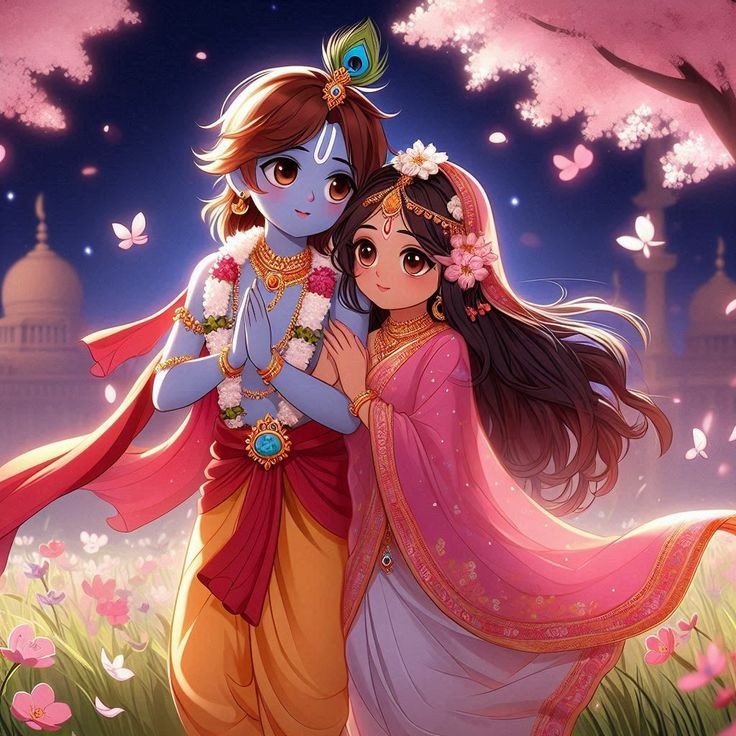 little radha krishna love wallpaper hd