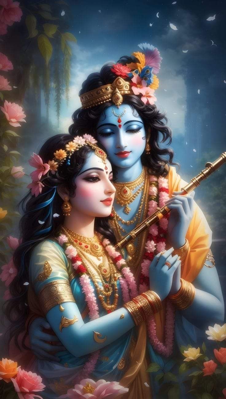 romantic radha krishna wallpaper